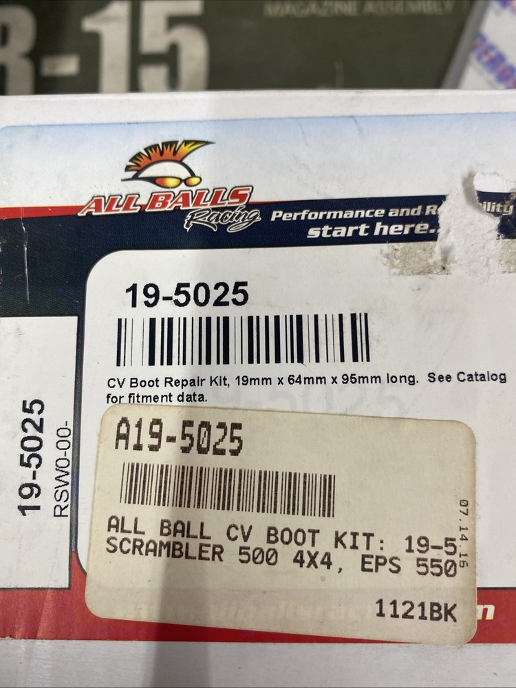 All Balls - 19-5025 - CV Boot Kit