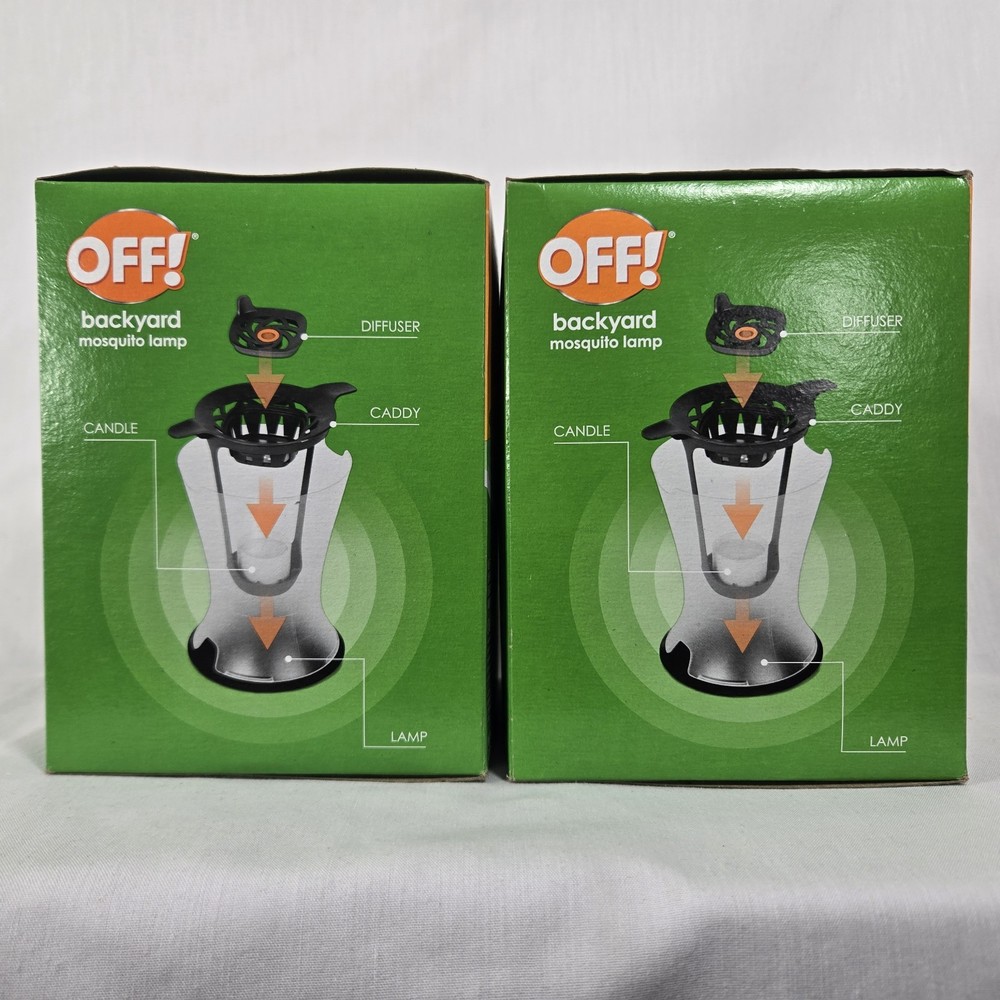 OFF! Backyard Mosquito Lamp Repellent 10x10 Ft Refillable 6 Hr Diffuser 2Pk