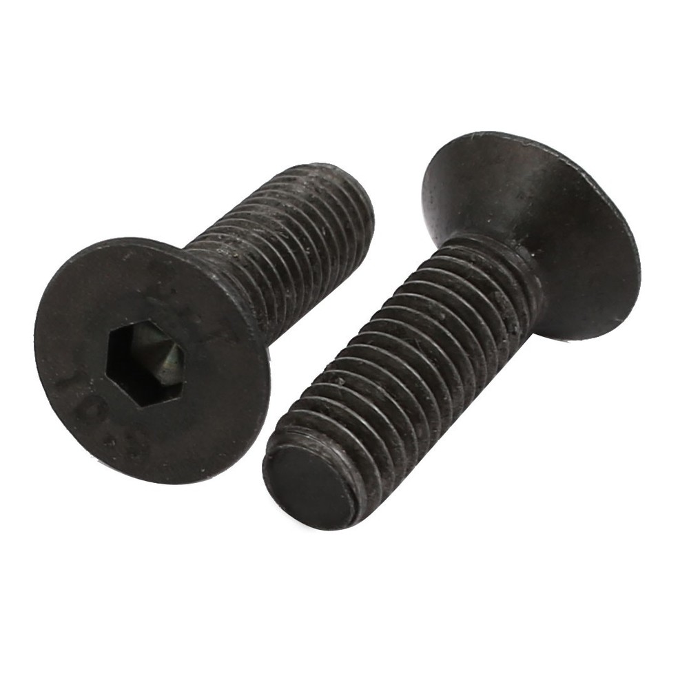 10pcs M5x16mm Flat Countersunk Head Hex Socket Left Hand Thread Bolt DIN7991