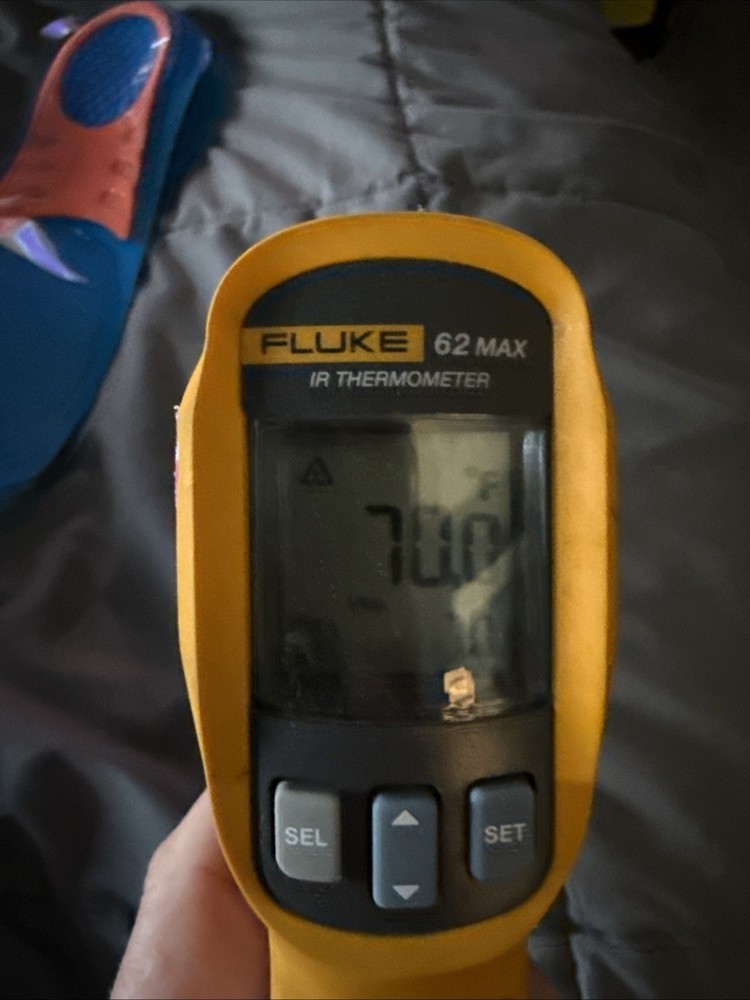 FLUKE 62 MAX PLUS IR LASER THEROMETER - USED