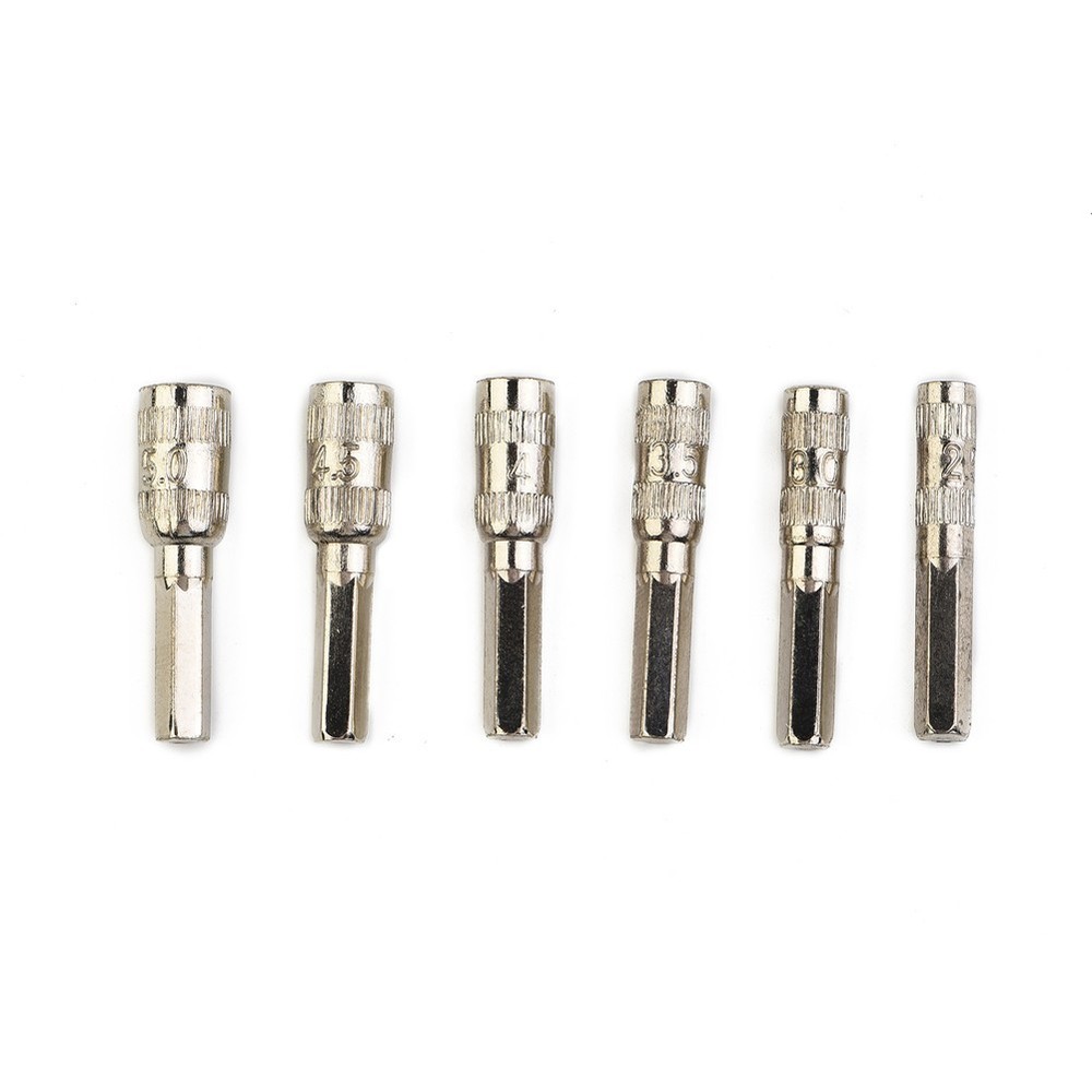 Hex Socket Hand Hex Parts Replacement Shank Socket 2.5/3/3.5/4/4.5/5mm