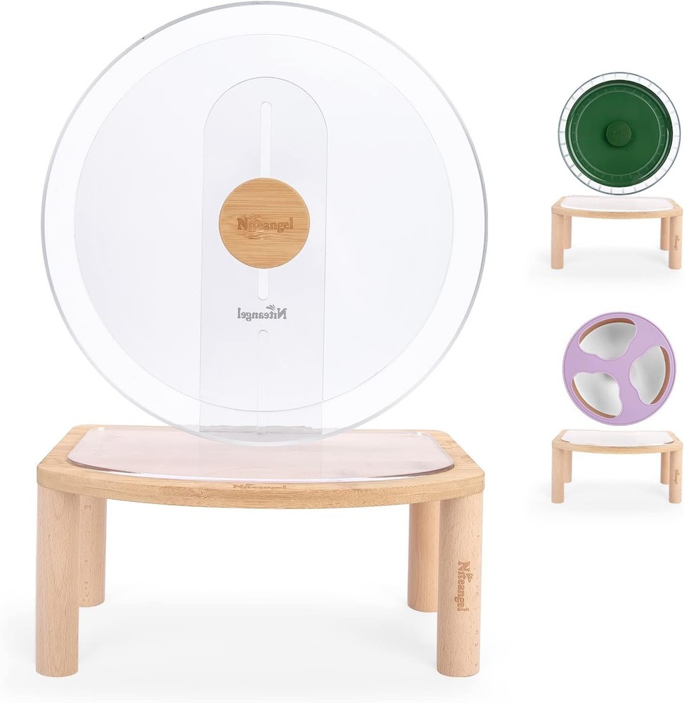 Durable Medium Hamster Wheel Platform - Stabilizes Super-Silent & Acrylic Wheels