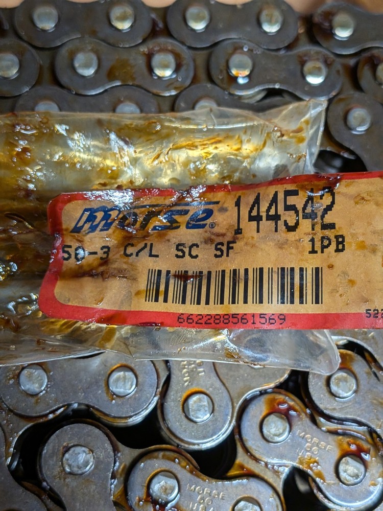 Morse Standard Riveted Roller Chain - 50-3R 10FT