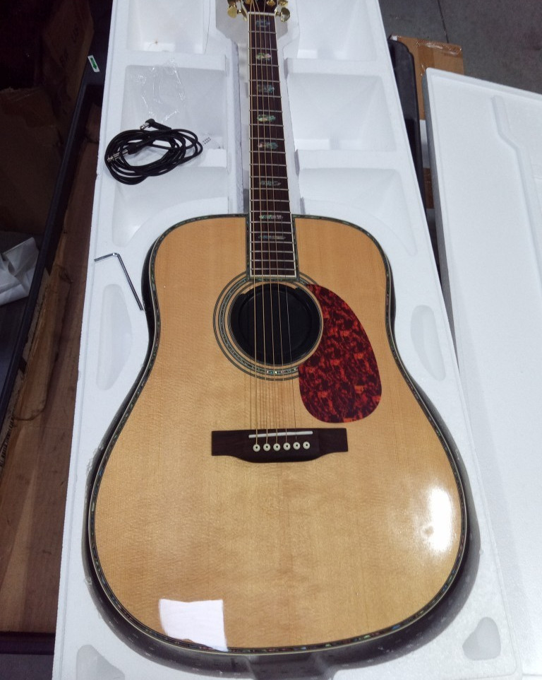 UESD Fingerboard needs to be adjusted D45 acoustic electric guitar spruce top