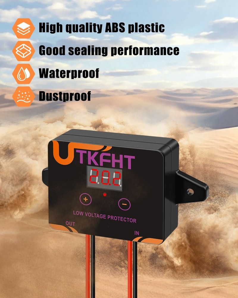 Upgrade DC12-36V Low Voltage Protector, Digital Disconnect Switch, ... Fast Ship