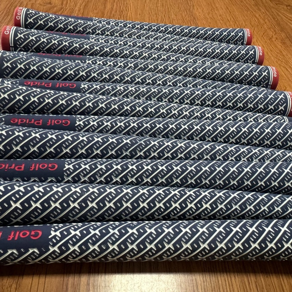 US 13-Piece Set Golf Pride Z-Grip Red Lightning Pattern Golf Grip Midsize