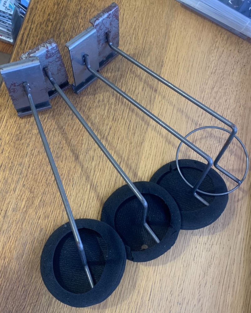 Gridwall Hat Display Hook Chrome Single Cap Holder for Retail Display Panel 4 Pc