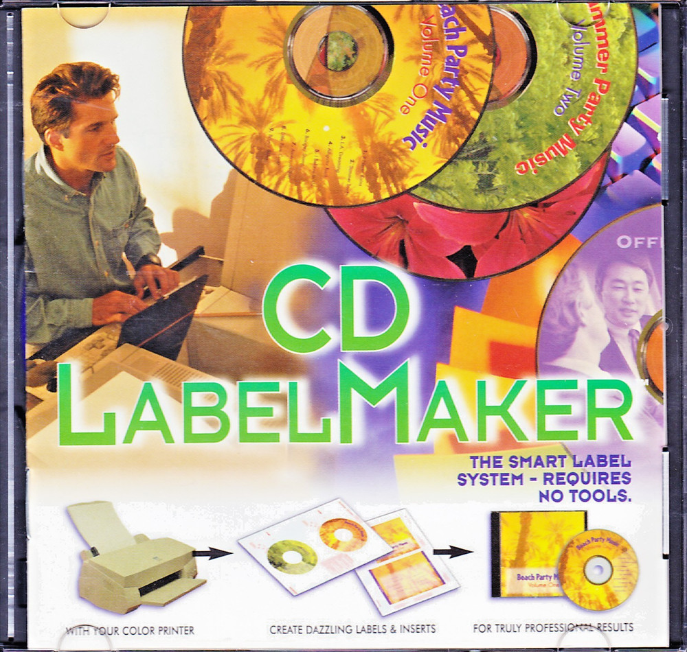 DATA BECKER CD LABEL MAKER OPEN BOX WITH MANUAL WINDOWS 95/98