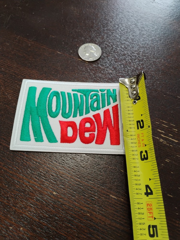🥤🥤New Mountain Dew - Embroidered Iron on Patch