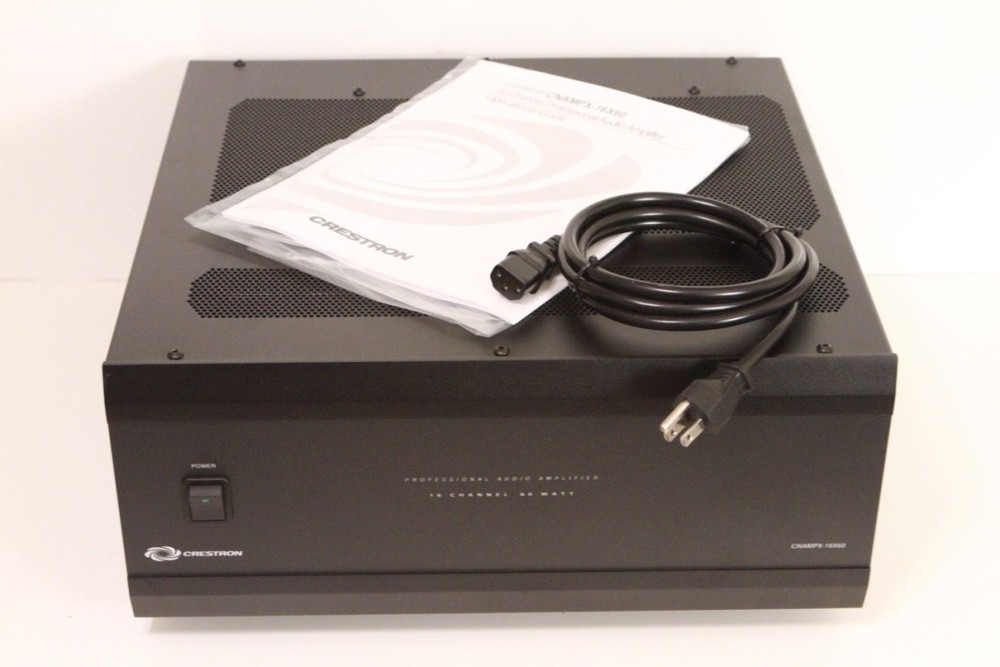 FULLY TESTED Crestron CNAMPX-16x60 Amplifier/ Amp With RACK Mount
