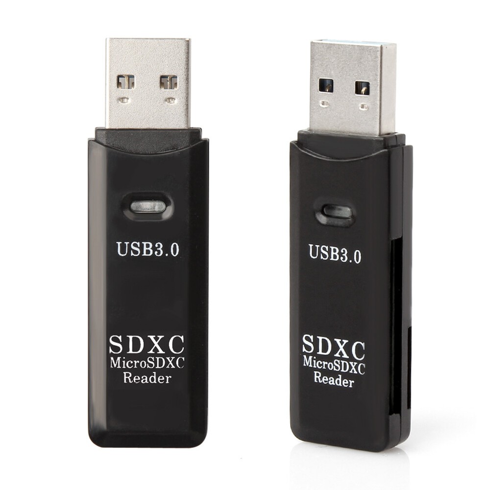 3Pcs USB 3.0 High Speed Card Reader Adapter for Micro SD SDXC TF Memory Card