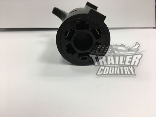 New 7 Way to 4 Flat Trailer Light Connector Adapter Plug