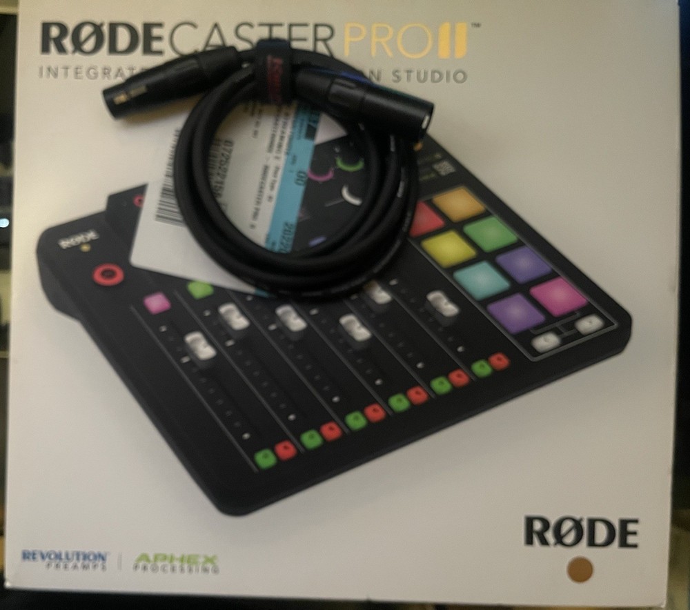 Rodecaster Pro II integrated Audio Production Studio