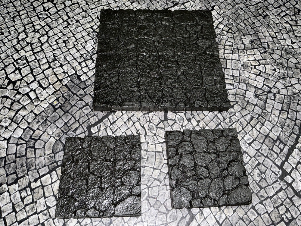 Dwarven Forge Unpainted Mountain Floors Lot