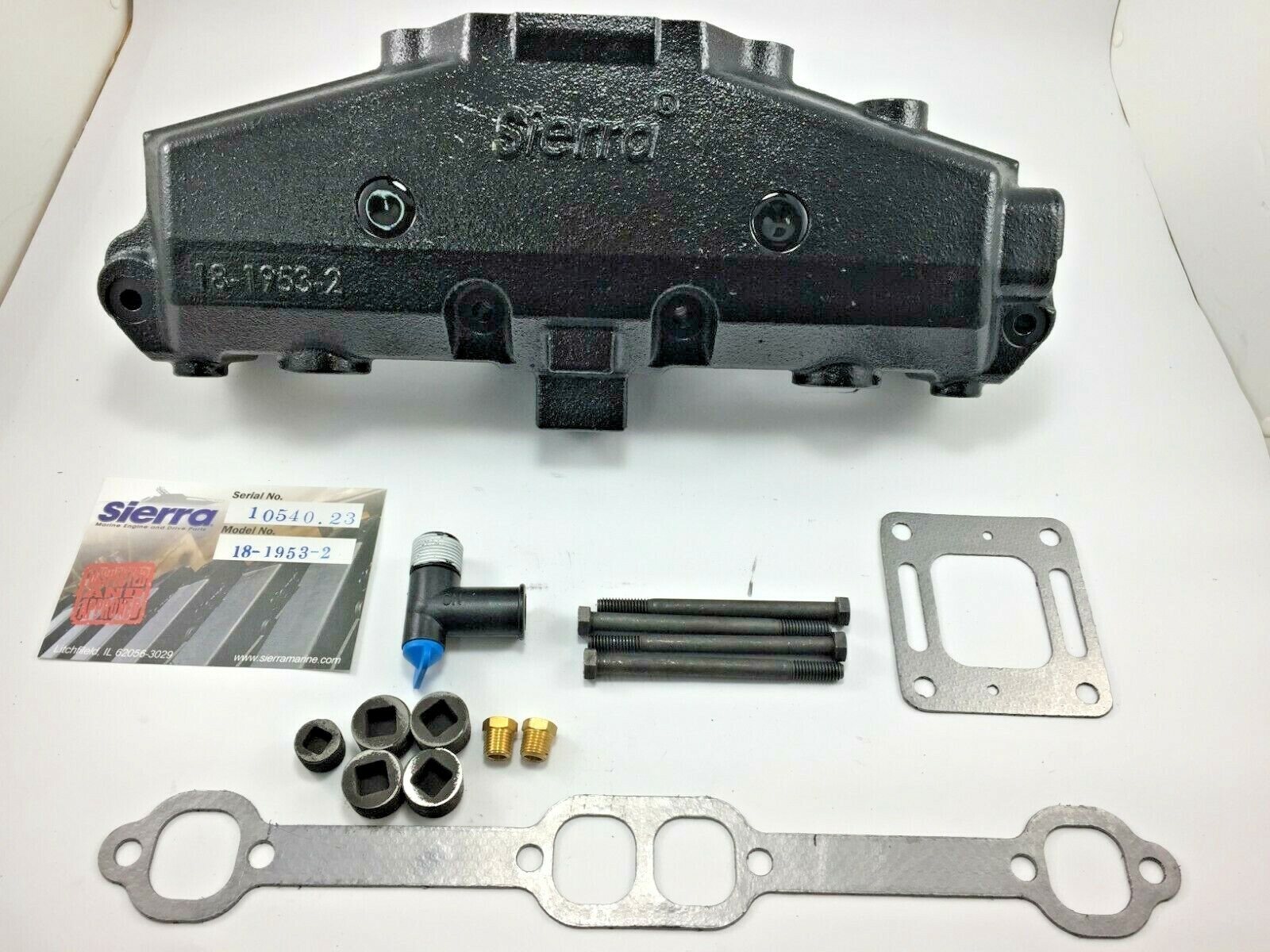 MerCruiser Marine Sierra Exhaust Manifold Kit 4" 350 V8 87114 44354 1983-2003