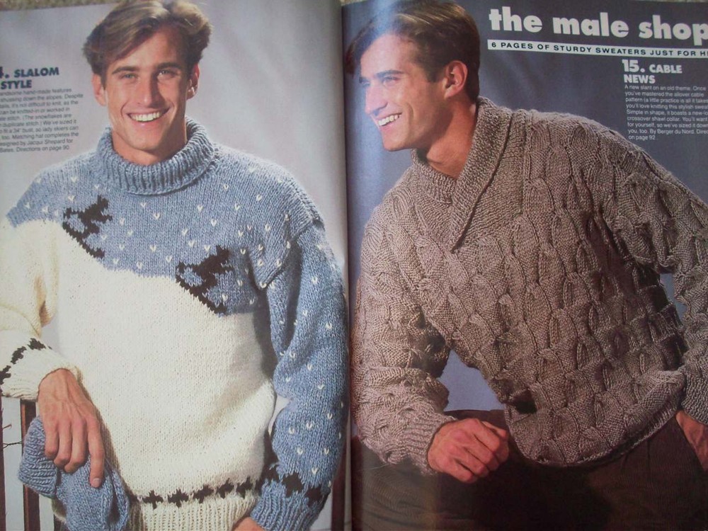 Premier Issue 1985 Knitting with Simplicity patterns sweaters 30 designs
