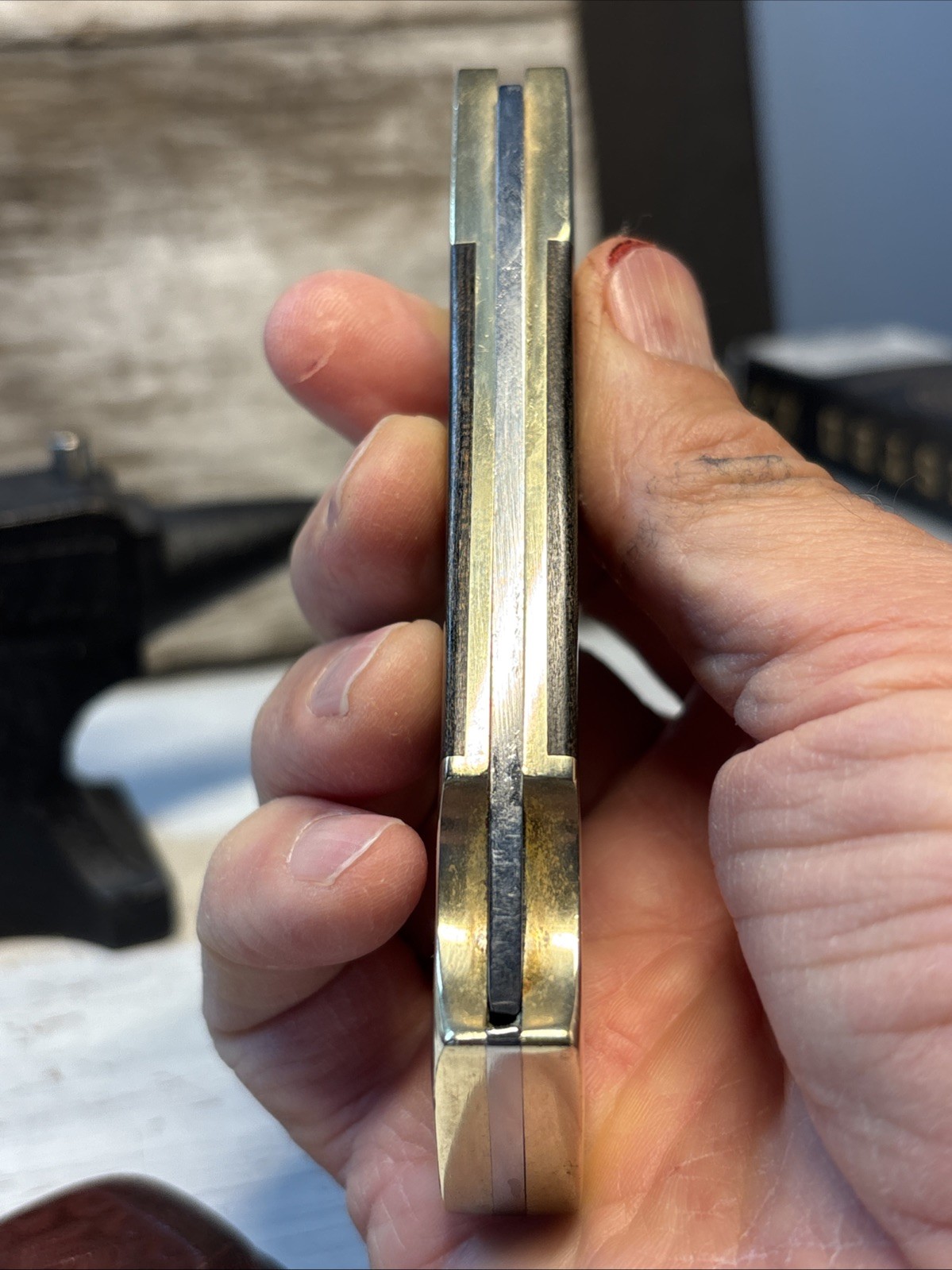 1992 Case XX USA 58L SS Mako Lockback Folding Hunting Knife w/ Leather Sheath