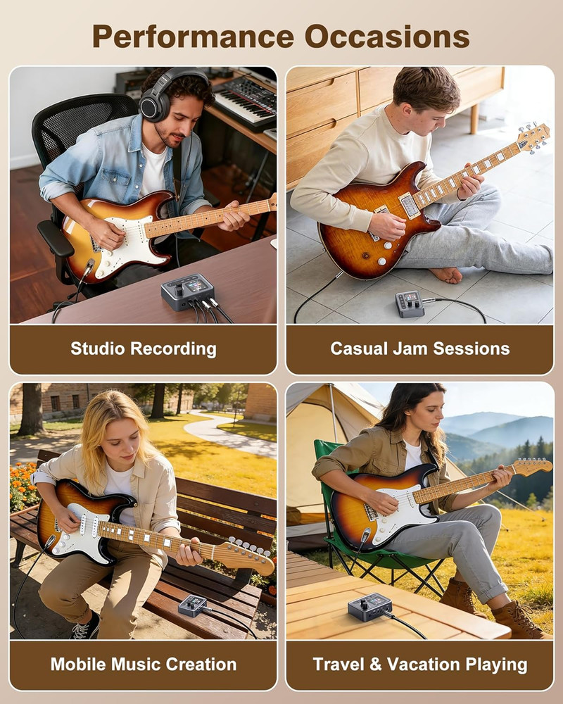 Multi Effects Guitar Processor, ANN Amp Modeling & IR Cabinet Simulation, 80 Pre