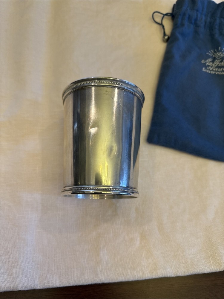 Sterling Silver MARK J SCEARCE Mint Julep Cup DDE Eisenhower ~no mono ~