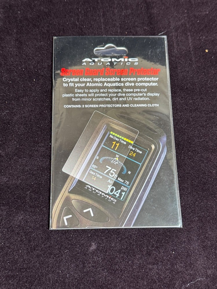 Atomic Aquatics  Dive Computer Screen Protector, Free Daily Shipping