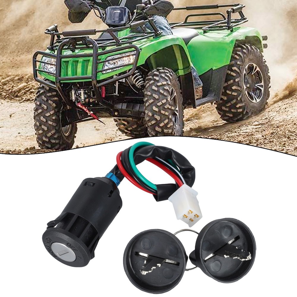 Reliable 4 Wire Ignition Key Switch Compatible with Chinese Dirt