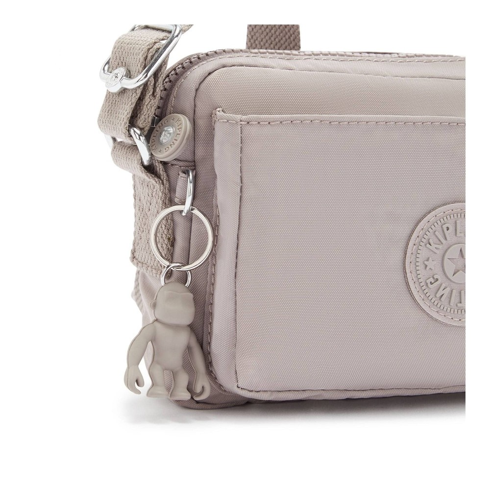 Kipling Abanu Crossbody Bag Grey Gris