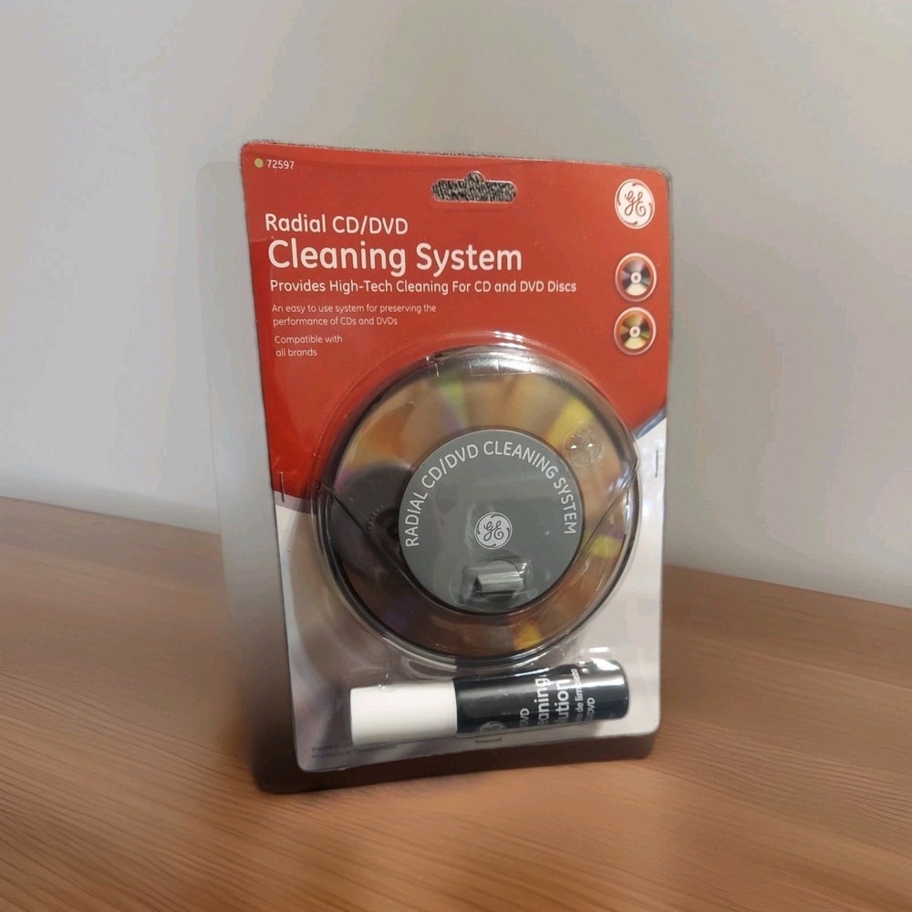 GE General Electric Radical CD/DVD Cleaning System 2007