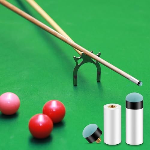 10 Sets Pool Cue Tips Replacement Kit, 12mm & 13mm Screw On Pool Stick Tips