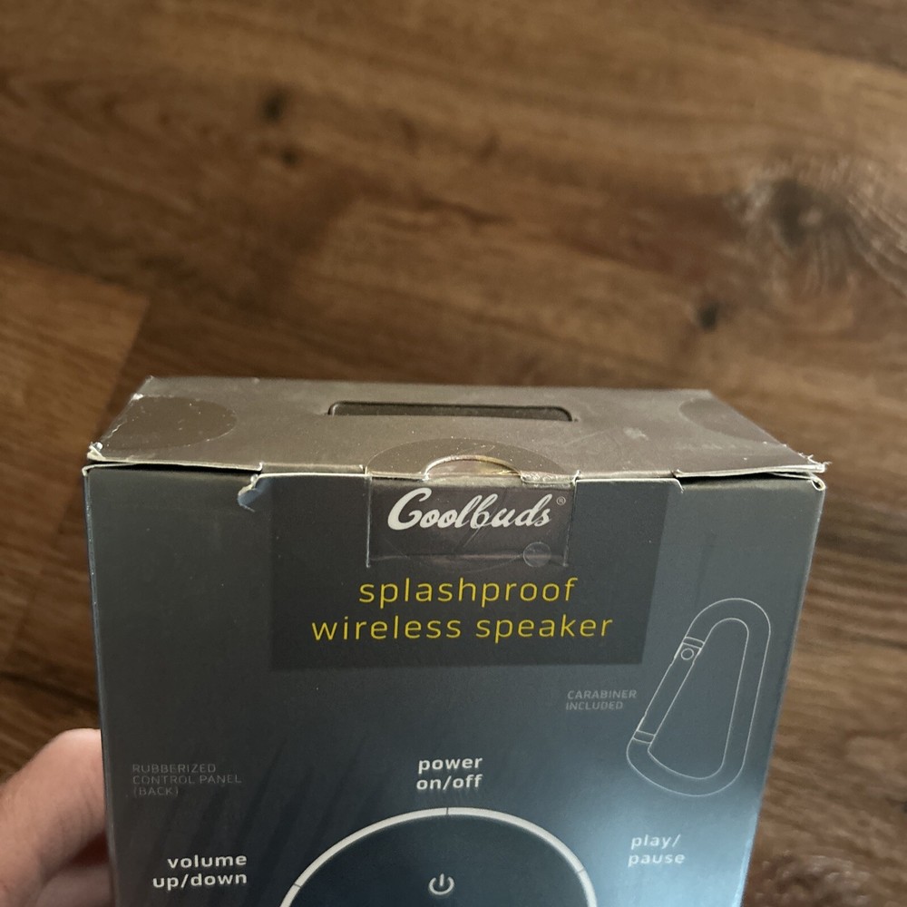 Wireless Speaker CoolBuds Bluetooth Splashproof CPSTW310-BLK New Unopened Box 📦