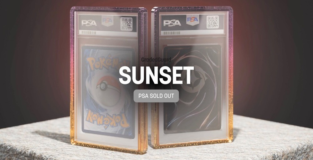GradedGuard PSA Graded Card Case Guard Protector SUNSET Limited Edition