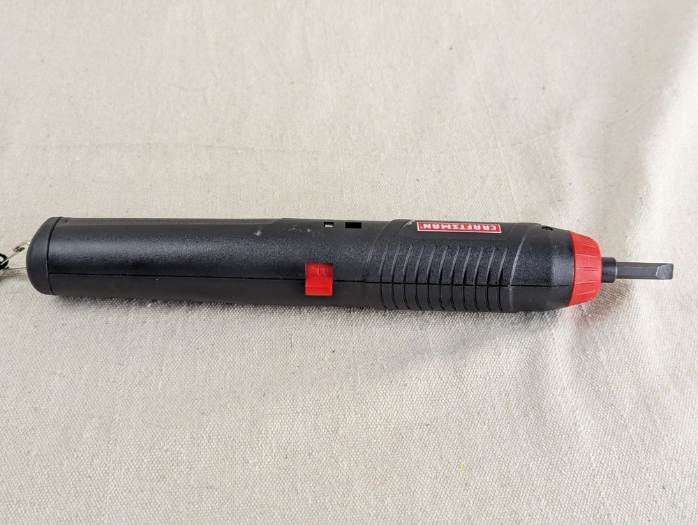 Sears Craftsman Cordless Screwdriver Adjustable Handle Model 315 Missing Cradle