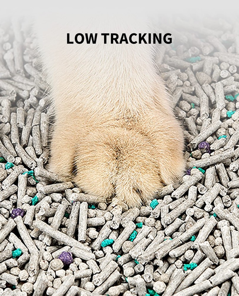 Fast Clumping Cat Litter, Flushable Ultra Absorbent, Low Tracking, 7.9lb x2
