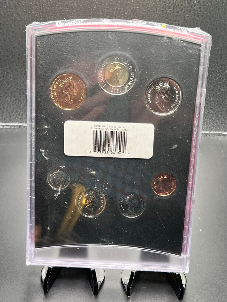2000 OH CANADA Uncirculated 7-Coin Display Set NEW Unopened