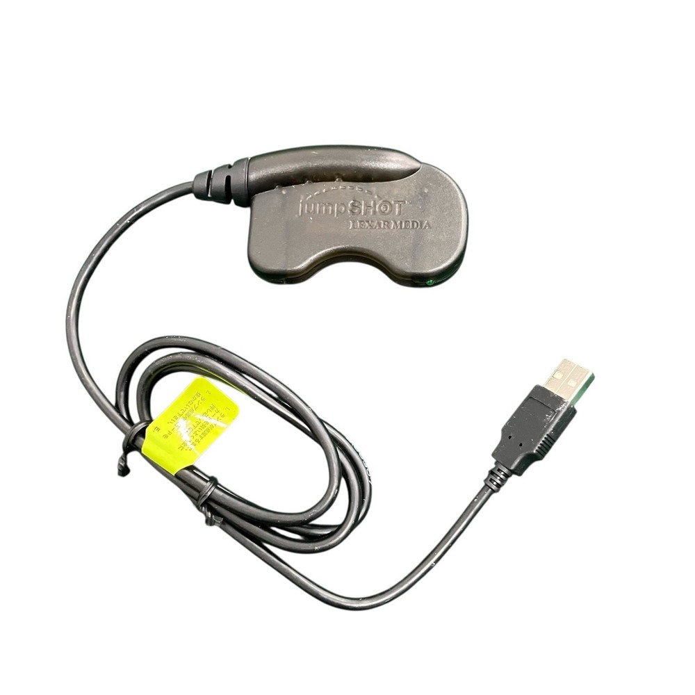 Lexar JumpShot Digital Compact Flash Card Reader USB USB005 Black