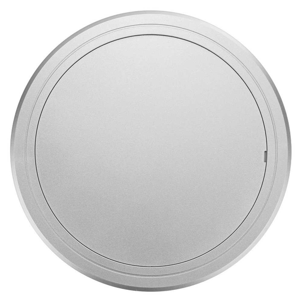 1-Pack Access Panel for Drywall, 8x8 Inch Round Plastic Removable [Silver Tone]