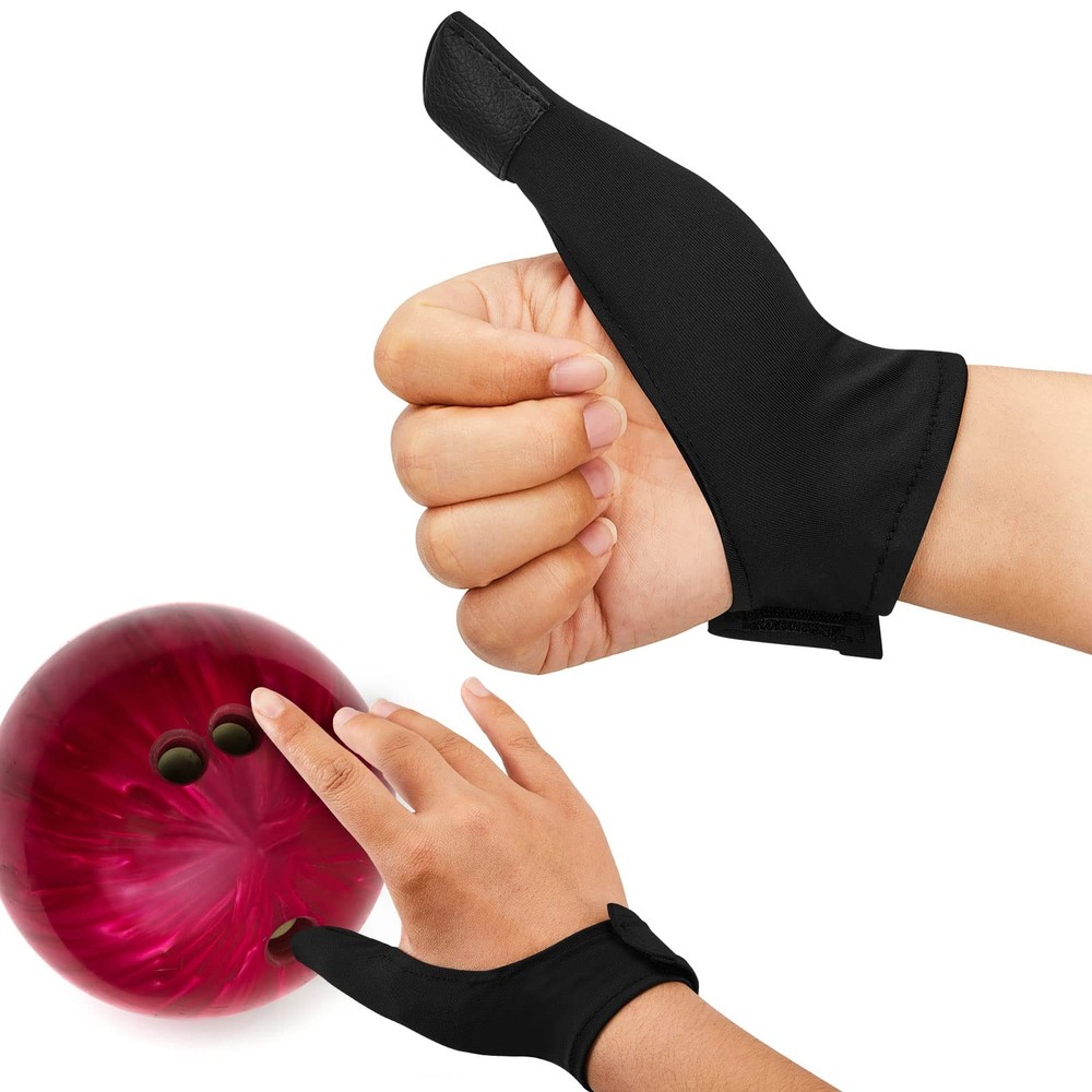Charniol 2 Pcs Bowling Thumb Saver Protector Guard Sock One Size, Black