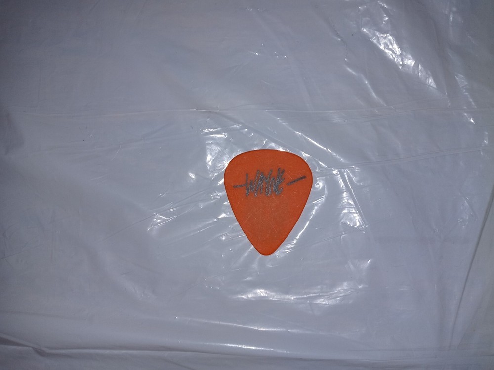 STATIC-X Band Logo & WayneStatic Signature 2024 Concert Tour GUITAR PICK #4