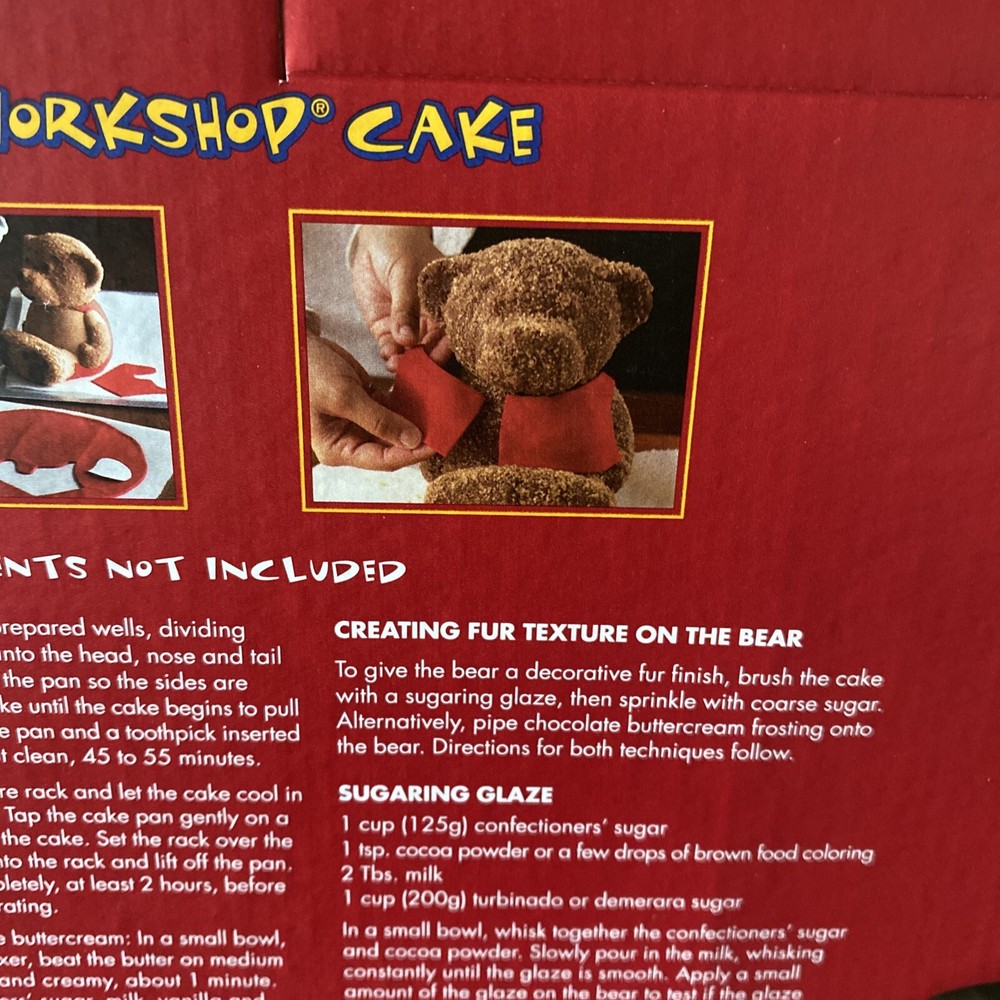 Build A Bear Workshop 3-Dimensional Cake Pan William Sonoma