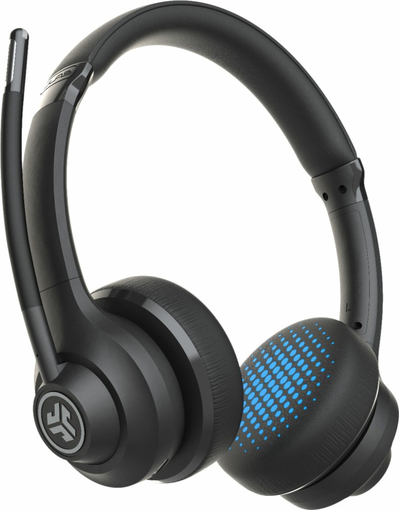JLab - GO Work Wireless & Wired On-Ear Headset - Black