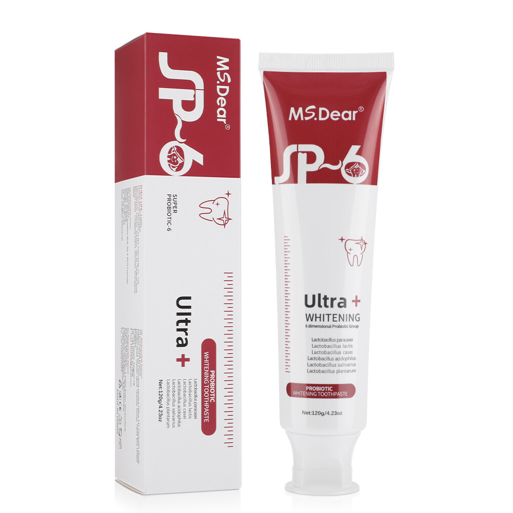 2Pcs Super Probiotic SP-6 Toothpaste, Probiotics Bright White Toothpaste, Sp 6