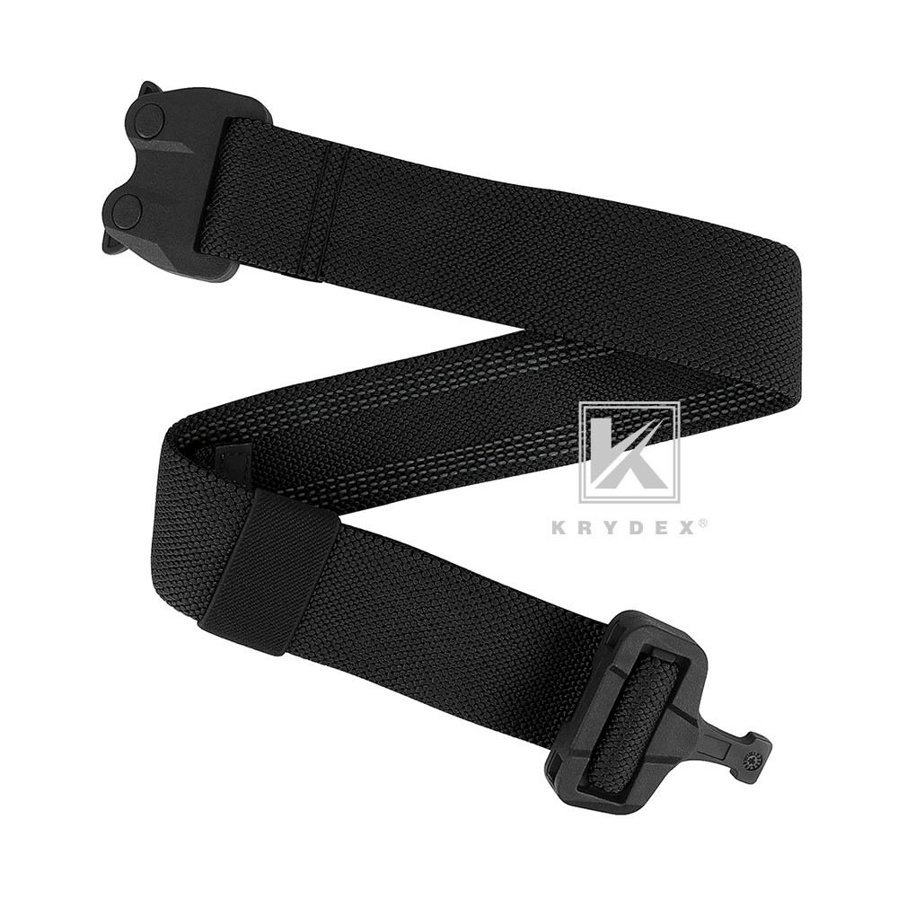 KRYDEX Thigh Strap Elastic Leg Strap Quick Release Black for Leg Drop Holster