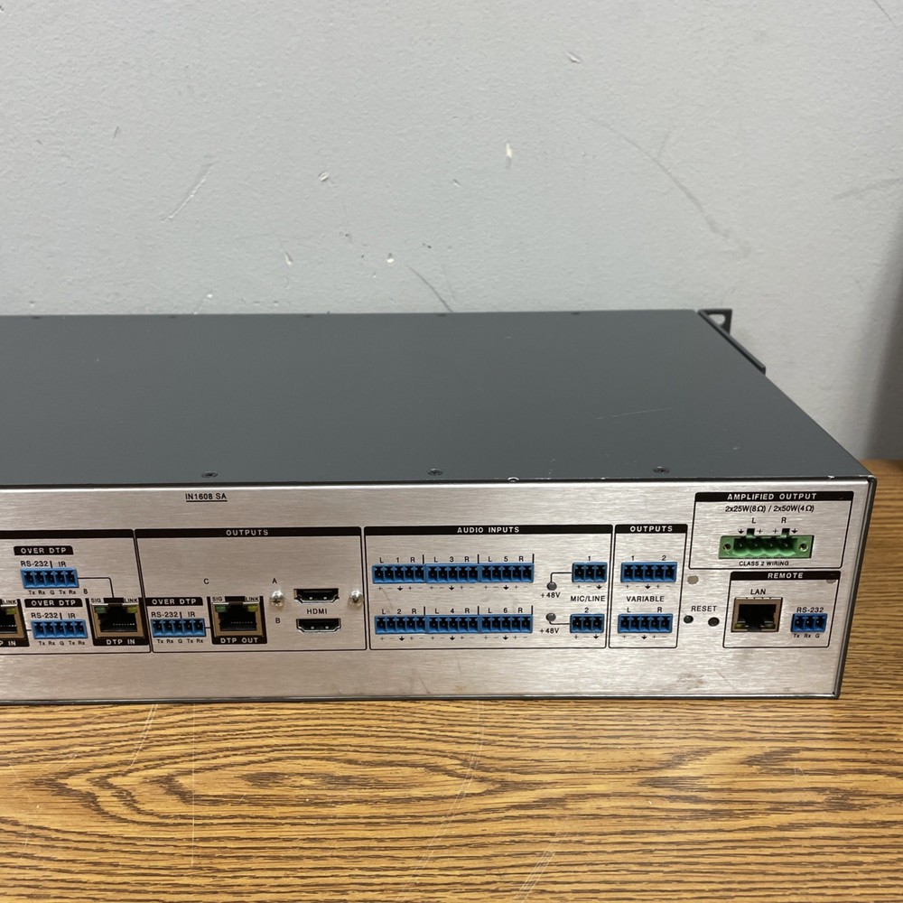 Extron IN1608 MA Scaling Presentation Switcher **Power Tested**