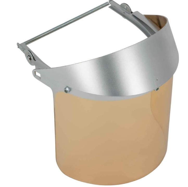 Oberon 025 Double Crown Clear Gold Faceshield/Headgear