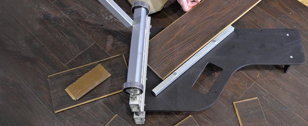 Flooring Cutter 13", Cuts Vinyl Plank, Laminate, Engineered