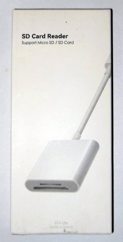 SD Card Reader 014 Lite iPhone iPad USB-C Dual Connector For SD / Micro SD Cards