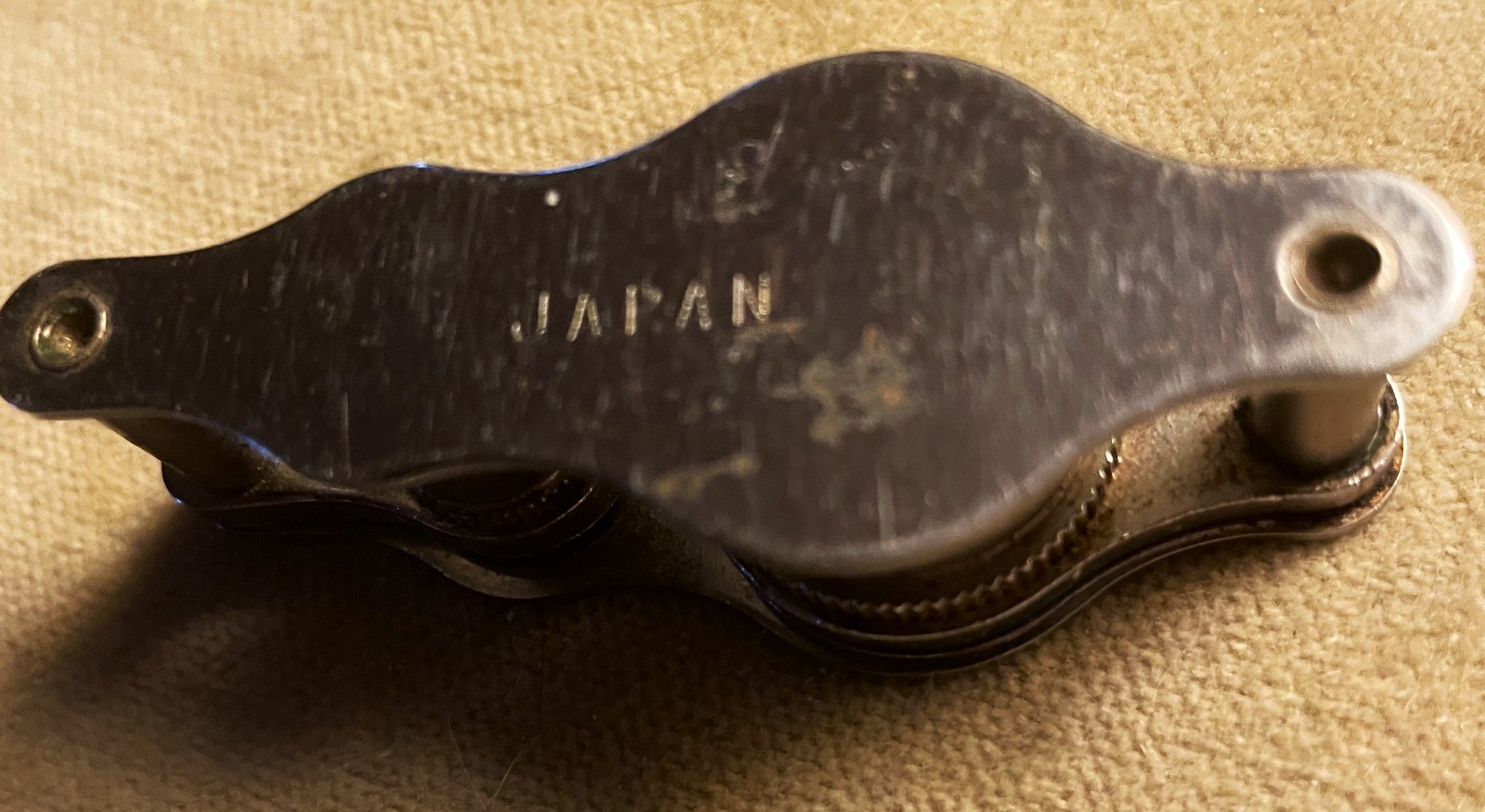 Vintage SELSI 20X 30 X Doublet Chrome Jeweler's Loupe Folding Magnifier Japan