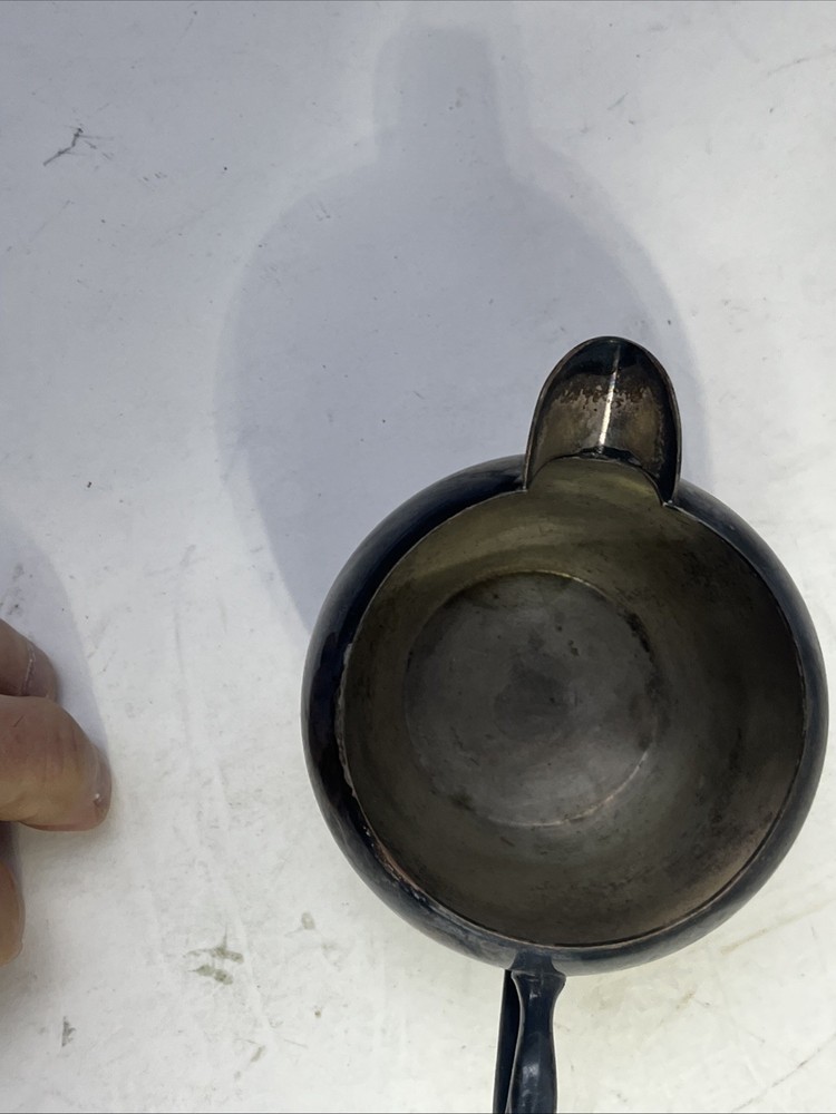 F.B. Rogers Silver Co. 3-Piece Tea or Coffee Set Silver on Copper OO