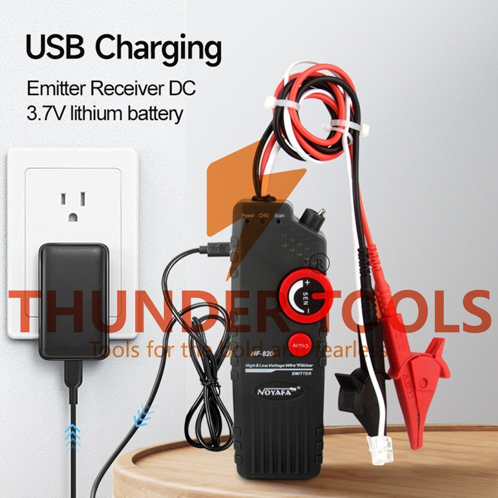 Thunder Tools NOYAFA NF-820 Anti-Interference Underground Cable Locator