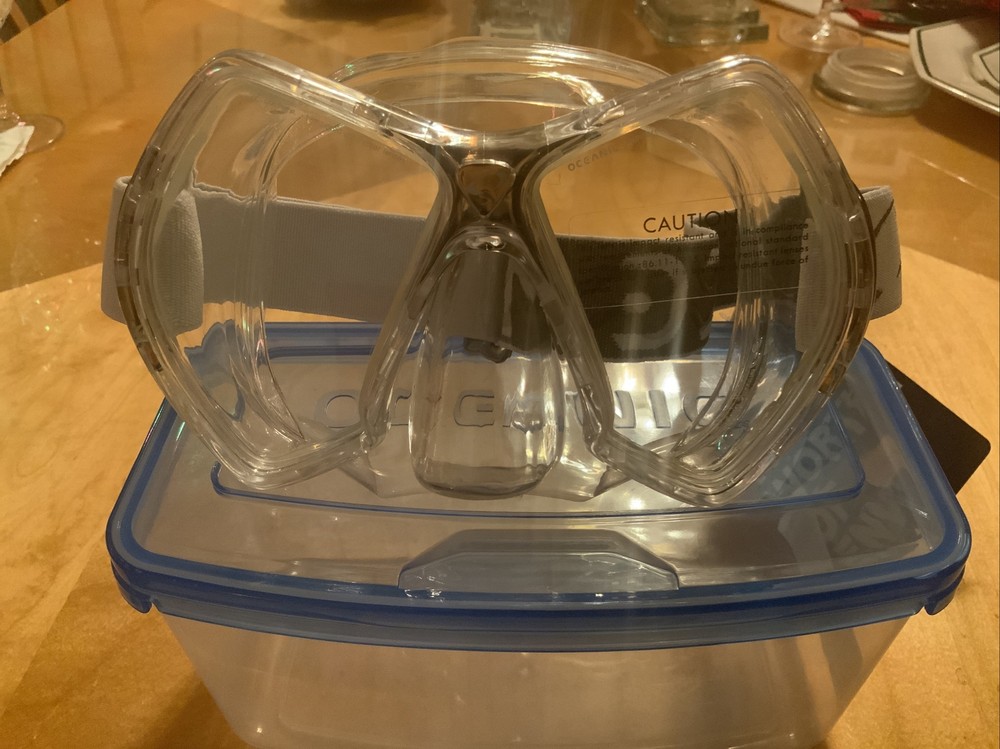 OCEANIC CYANEA MASK, CLEAR /TITANIUM