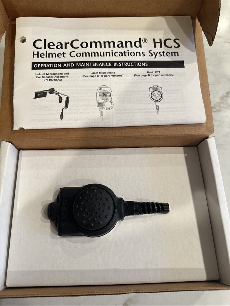 MSA CLEARCOMMAND HCS HELMET COMMUNICATION SYSTEM BASIC PTT 10045668